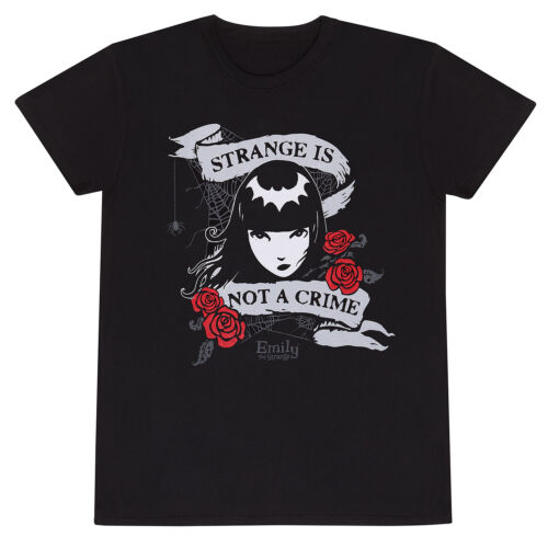 Emily The Strange Not A Crime Official Merchandise T-Shirt M/L/XL/2XL New