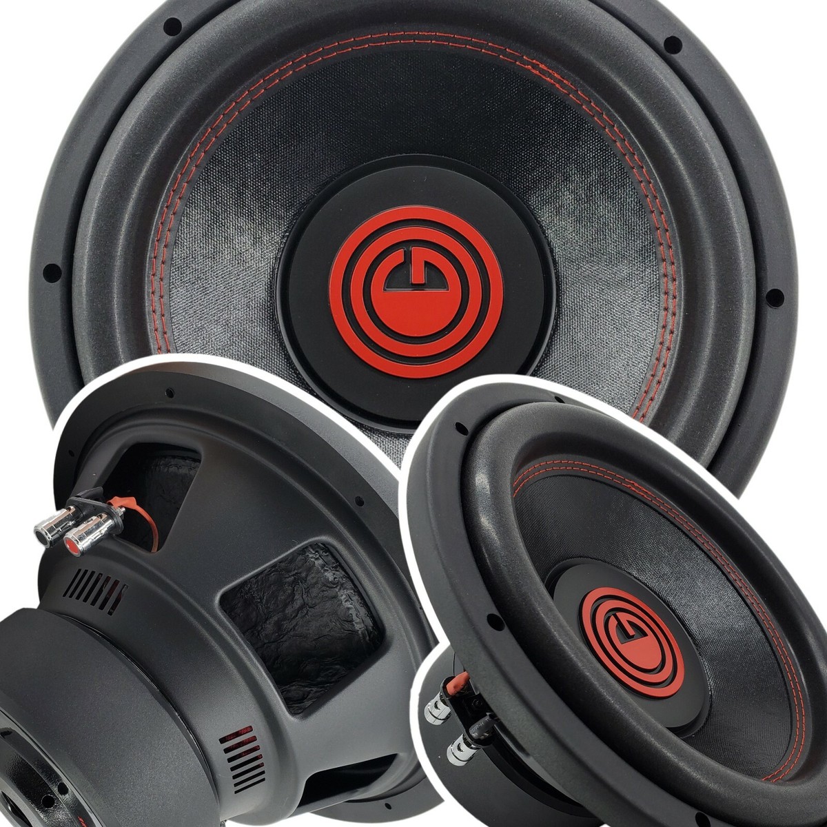 Gravity 12 Inch 2000 Watt Car Audio Subwoofer w/ 4 Ohm DVC Power