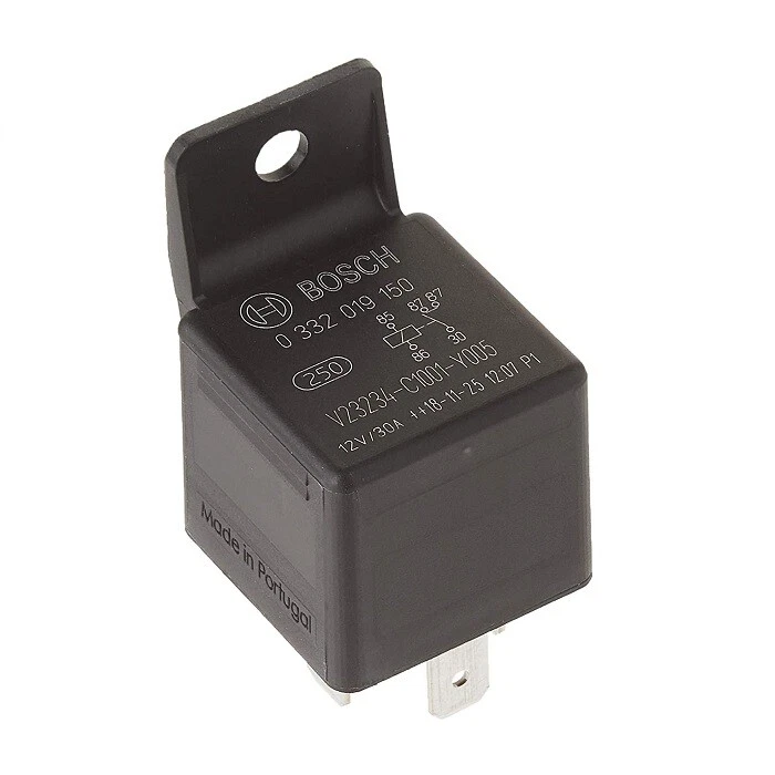 Genuine Bosch 0332019150 Relay - 12v 30A 5 Pin Twin/Double Output & Bracket - Picture 1 of 1