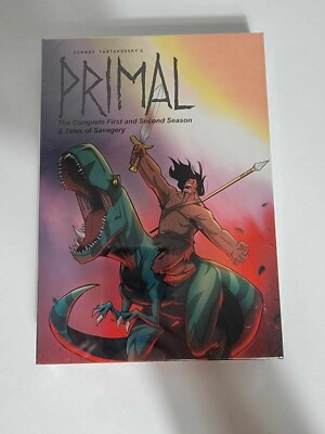 Genndy Tartakovsky's Primal Seasons 1-2 + Tales of Savagery! Brand New Sealed!