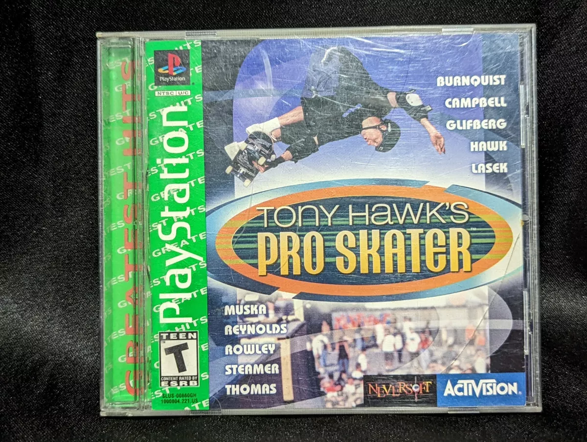 Tony Hawk's Pro Skater - Greatest Hits Used PS1 Games Retro