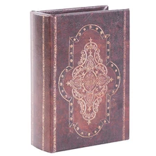 New Vintiquewise Decorative Vintage Book Style Trinket Storage Box QI003616