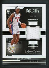 2022-23 JALEN DUREN 97/99 JERSEY PANINI NOIR ELEGANT DECOR ROOKIE RC