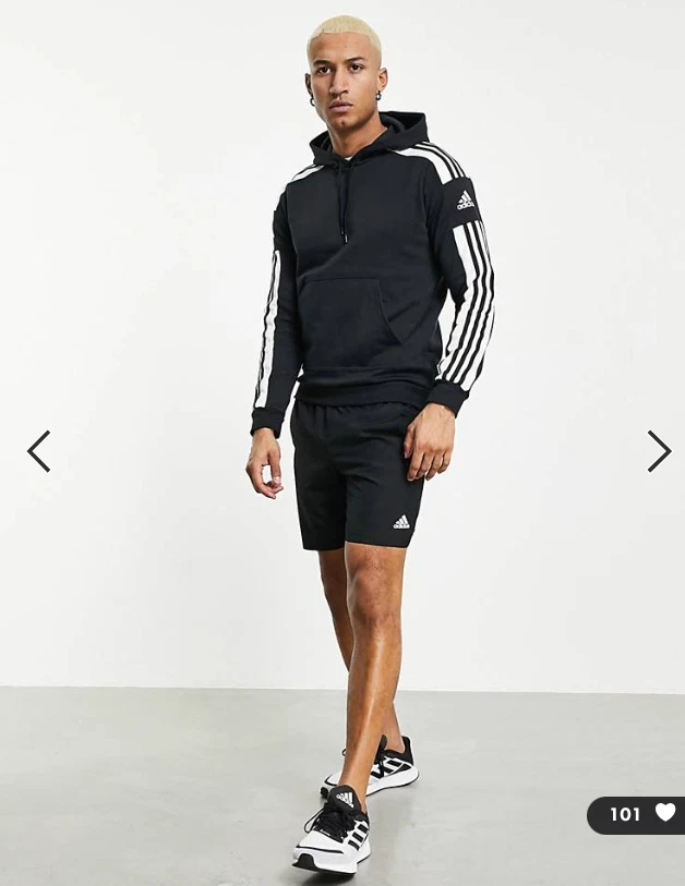 adidas Performance Football Soccer SQUADRA21 Training Jumper Pullover Top Black - Image 4 of 4