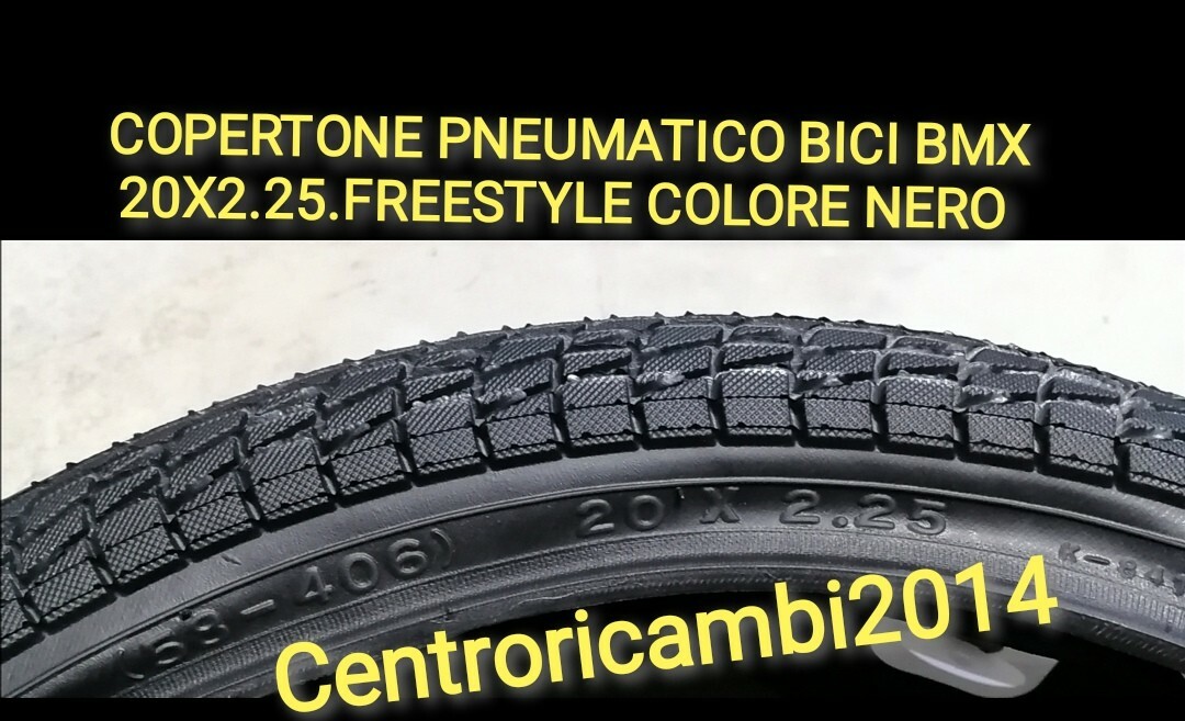 COPERTONE PNEUMATICO BICI BMX 58-406 BMX FREESTYLE DI OTTIMA QUALITÀ