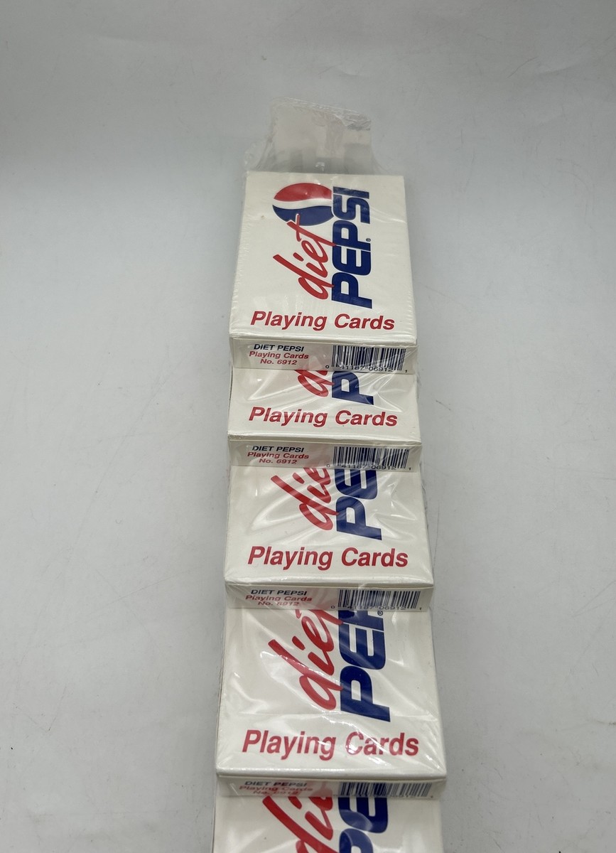 Vintage Strip Of 11 Diet PEPSI Playing Cards Sealed Hoyle #6912