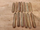 13 Antique 1910 Tiffany Studios Favrile Glass Marigold Iridescent 6" Prisms