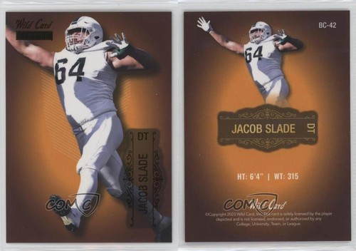 2023 Wild Card MATTE Cracker Barrel Exclusive Jacob Slade #BC-42 1a7j - Picture 3 of 3