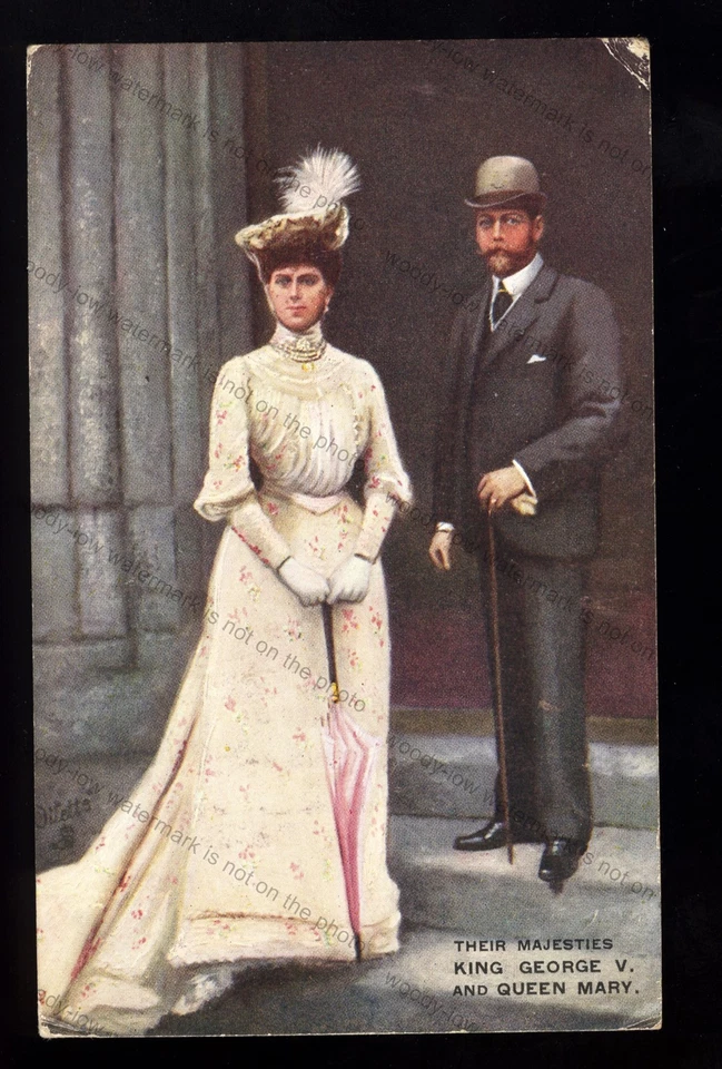 ROY599 - King George V - Tuck's King George V & Queen Mary Postcard - Image 1 of 1