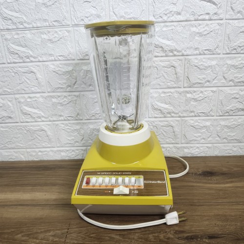 1970's Sears Roebuck Blender 14 Speed Solid State Insta-Blend Harvest Gold