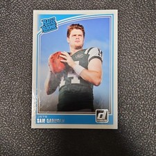 Panini Donruss Sam Darnold New York Jets Rated Rookie Card #301 NFL 2018. rookie card picture