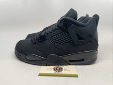 Size 7Y  Women 8.5 - Nike Air Jordan 4 IV  Black Cat  IB4171-010 NEW 