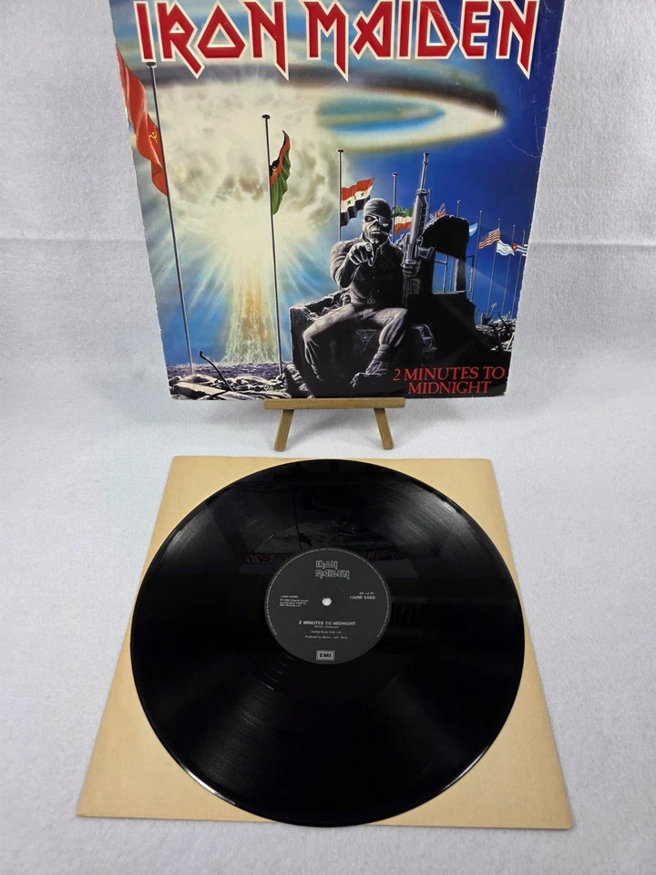Iron Maiden "2 Minutes To Midnight" Vinyl 12" Single 1984 EMI  12EMI 5489 - Image 3 of 4