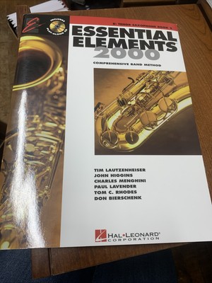Essential Elements 2000 Tenor Saxophone Book 2 & CD