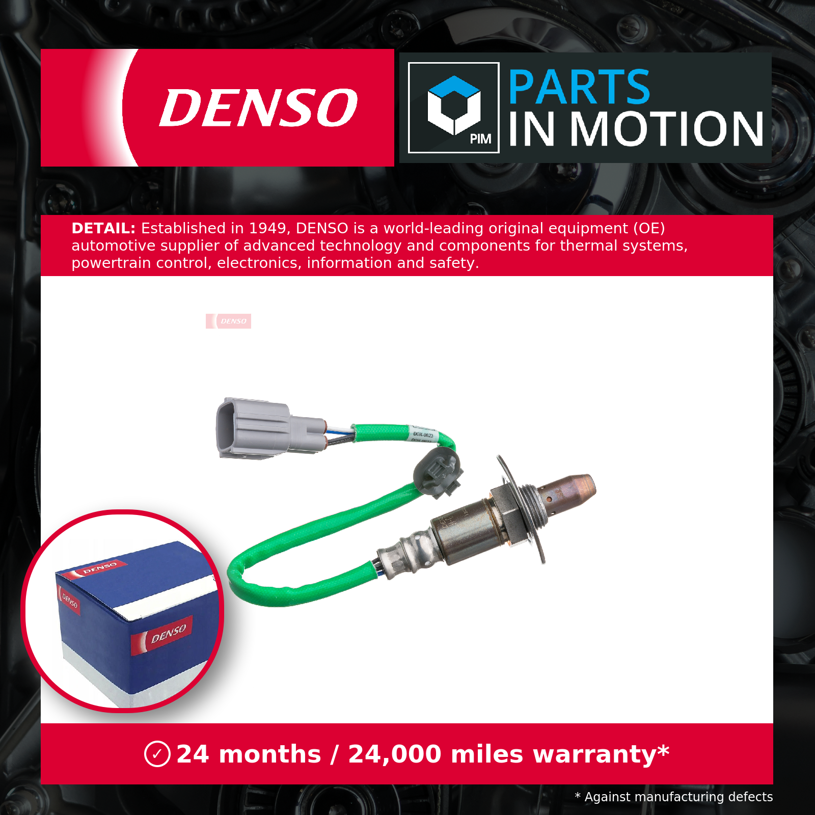 Lambda Sensor fits SUBARU XV GP3 1.6 2012 on Oxygen Denso 22641AA610 Quality New