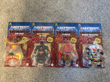 MOTU Origins Wave 8 COMPLETE - Clawful Horde Trooper Anti-Eternia He-Man Sun-Man