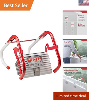 #ad #ad 2 Story Fire Escape Ladder 13ft Rope Ladder $106.43