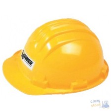 Maurer Schutzhelm Gelb Aus Polyethylen Mit Schmalem Schild