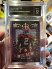 2021 Prizm Draft Picks Patrick Surtain II #178 Crusade Purple Wave Prizm Rookie