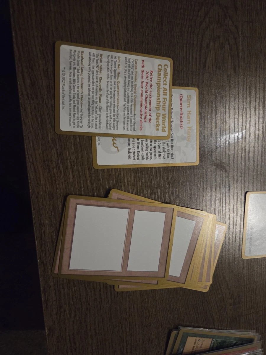Magic World Championship Deck In Sealed Magic: The Gathering Decks