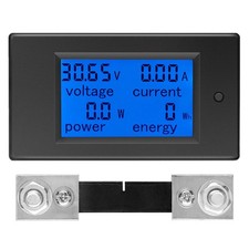 Multimeter DC 6 5 100V 100A with Shunt for Voltage and Current Measurement