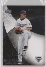 2007 Upper Deck Exquisite Rookie Signatures 43/99 Jake Peavy #26 4i6