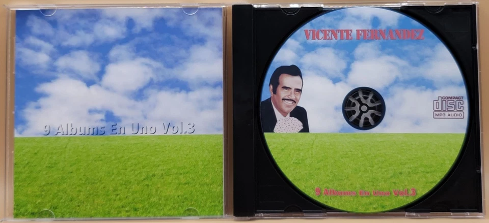 Vicente Fernández - 9 Albums En Uno - Vol.3 - MP3 Audio - Image 3 of 3