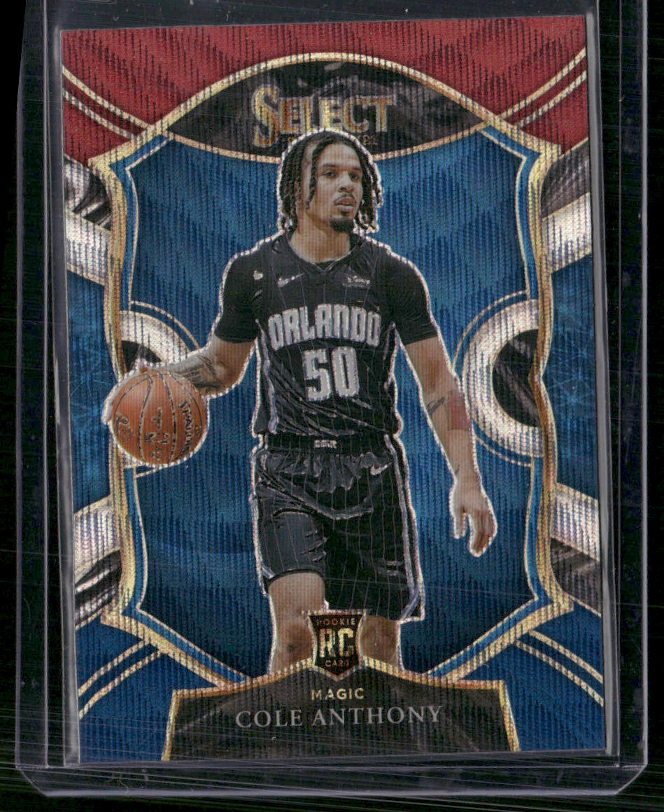 2020-21 Panini Select #75 Cole Anthony Tri-Color Prizms