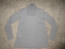 LULULEMON SIZE 6 SNAP HIGH NECK JACKET JERSEY KNIT THUMBHOLES POCKETS SWEATSHIRT