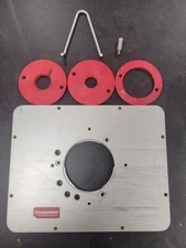 Woodpeckers Aluminum Router Table Insert Plate 9-1/4” x 11-3/4” x 3/8”