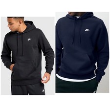 Nike Hoodie Club Mens Hooded Fleece Pullover