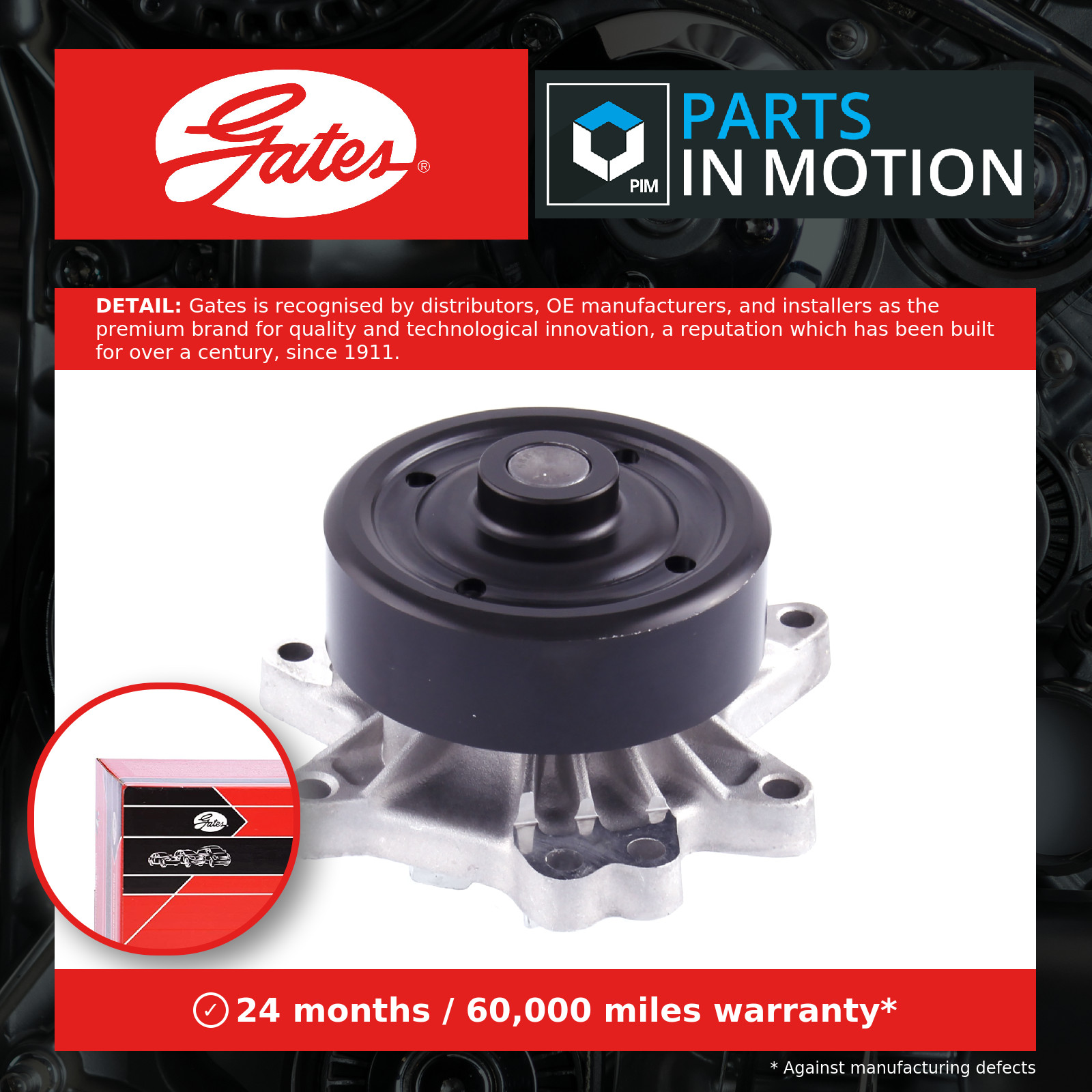 Water Pump fits TOYOTA MR2 ZZW30 1.8 00 to 07 1ZZ-FE Coolant Gates 1610009130
