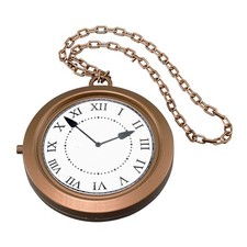 Bristol Novelty BA1019 Jumbo Clock Medallion  Brown, unisex-adult, Multi Colour