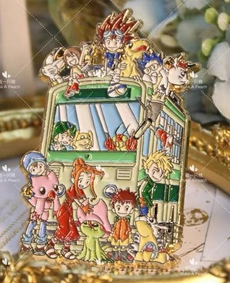 Digimon enamel pin collectible tailmon agumon Gabumon gomamon Mimi palmon