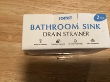 Jomst Bathroom Sink, Drain Strainers Collect The Hair And Debris Metal Two Pack