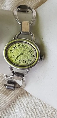 Vintage 60s 70s mechanische Dugena Damen Armbanduhr 925 Silber funktioniert - Bild 1 von 4