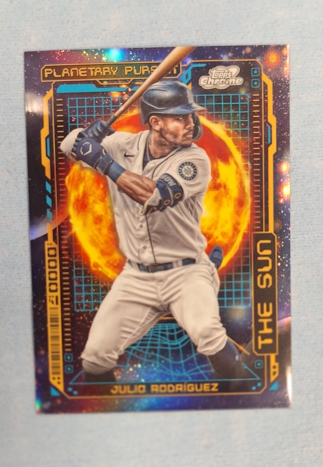 2023 Topps Cosmic Chrome Planetary Pursuit Sun Julio Rodriguez Rodríguez #PPS-9