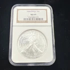 2004 American Silver Eagle Coin - NGC MS69 Beautiful!