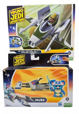 Star Wars Young Jedi Adventures - Lot Of 2 - Kai Bright star W/Ship & Nubs