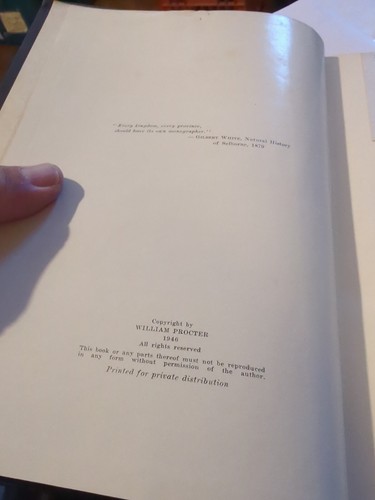 Mount Desert Region Survey Insecta Part 7 By William Proctor 1946 Signed - Picture 7 of 9