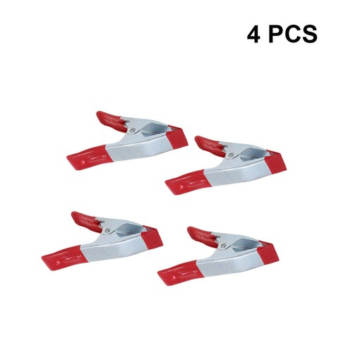 Strong Metal Spring Clamps/Stall Clips Holder for Large Tarpaulin,Silver/Red - Imagen 5 de 34