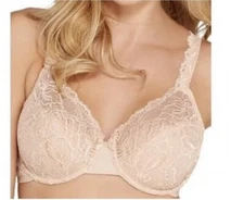 Bali Lace Desire Underwire Bra Women's Adjustable Comfort-U Straps Bra 36D 