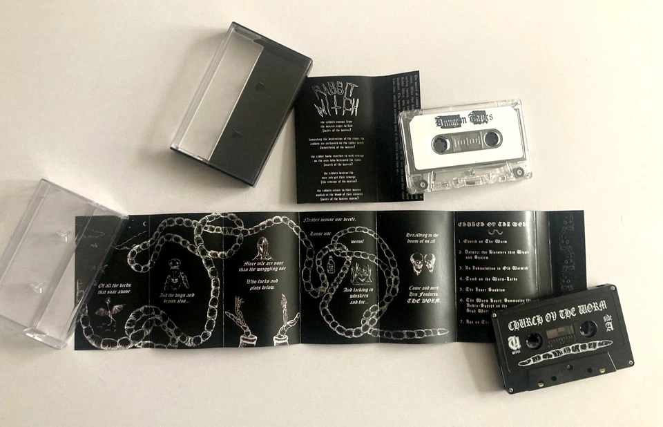 Dungeon Synth Tapes Lot X 2 Rabbit Witch & The Worm Uncomfy Synth Mint - Image 3 of 4