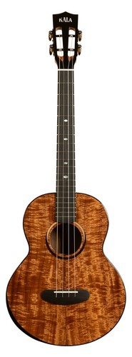 Kala KA-CT-SA-BG - Contour All Solid Gloss Acacia Baritone Ukulele, with Bag - 第 1/4 張圖片