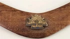 WW1 or WW2 Australian Military, Mini Boomarang Souvenir with Military Emblem