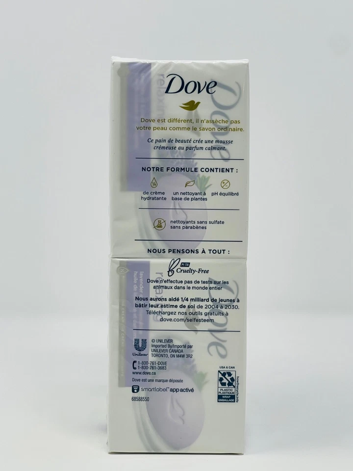 Dove Relaxing Lavender Oil & Chamomile 6 Bars 3.75oz/ 106 g new - Image 4 of 4