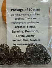 20 - Class 15 Metal Premium Grade Bobbins - Brother Singer Bernina Kenmore