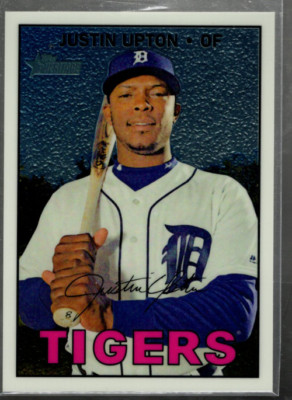 A2856- 2016 Topps Heritage Chrome #THC532 Justin Upton /999 - NM-MT