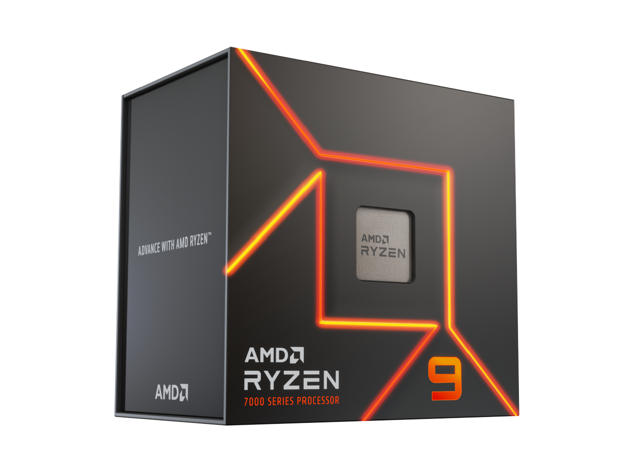 AMD Ryzen 9 7900 - Ryzen 9 7000 Series 12-Core Socket AM5 65W AMD Radeon