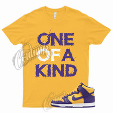 1OAK T Shirt for Dunk High Purple Yellow Court Gold Home Team Away 95 Lebron 1